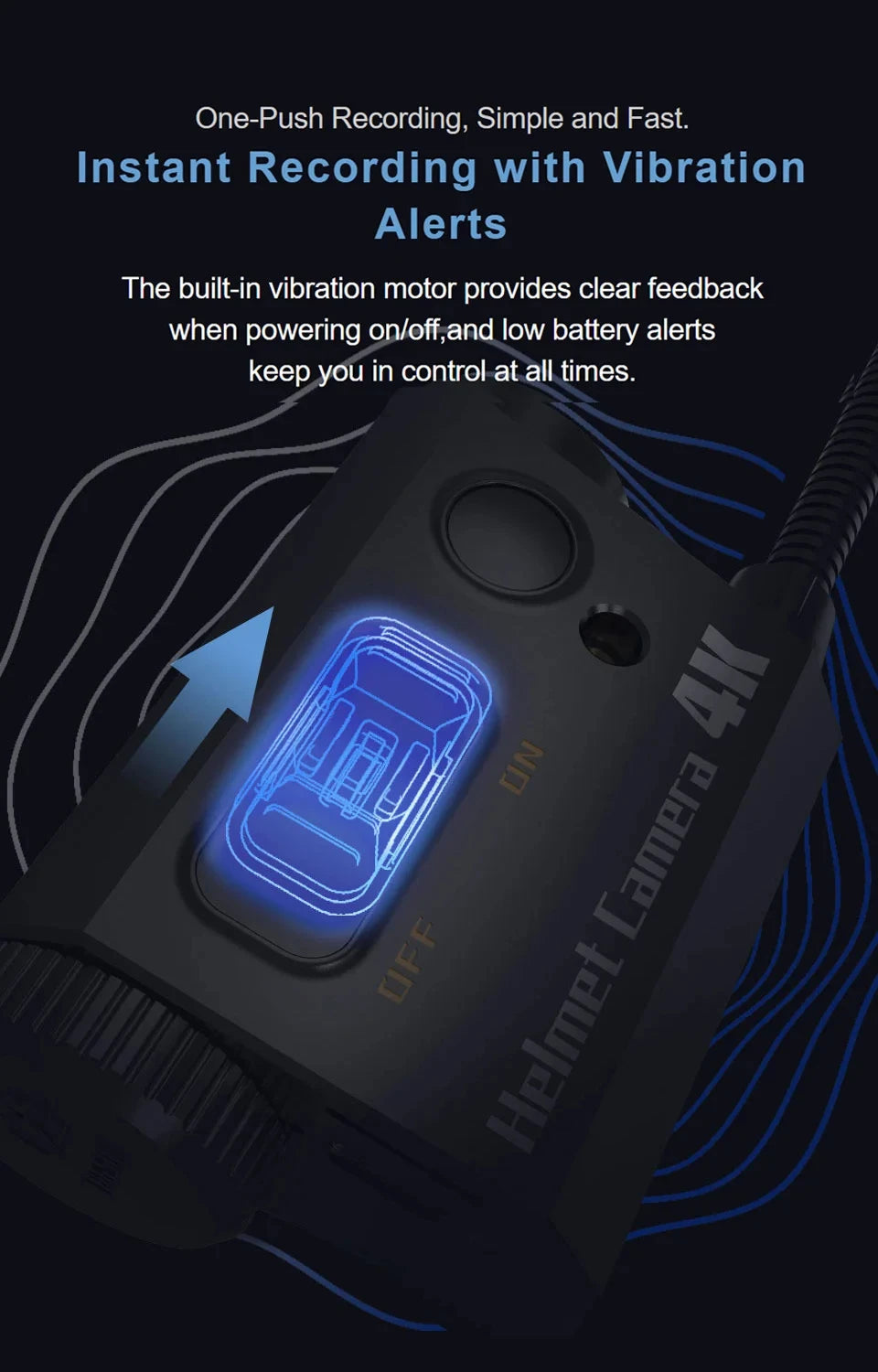 RunCam Helmet Camera 4K Face Mask Recorder Airsoft Recording Long Battery Life Replaceable battery 1920*1080 60fps Built-in Wifi