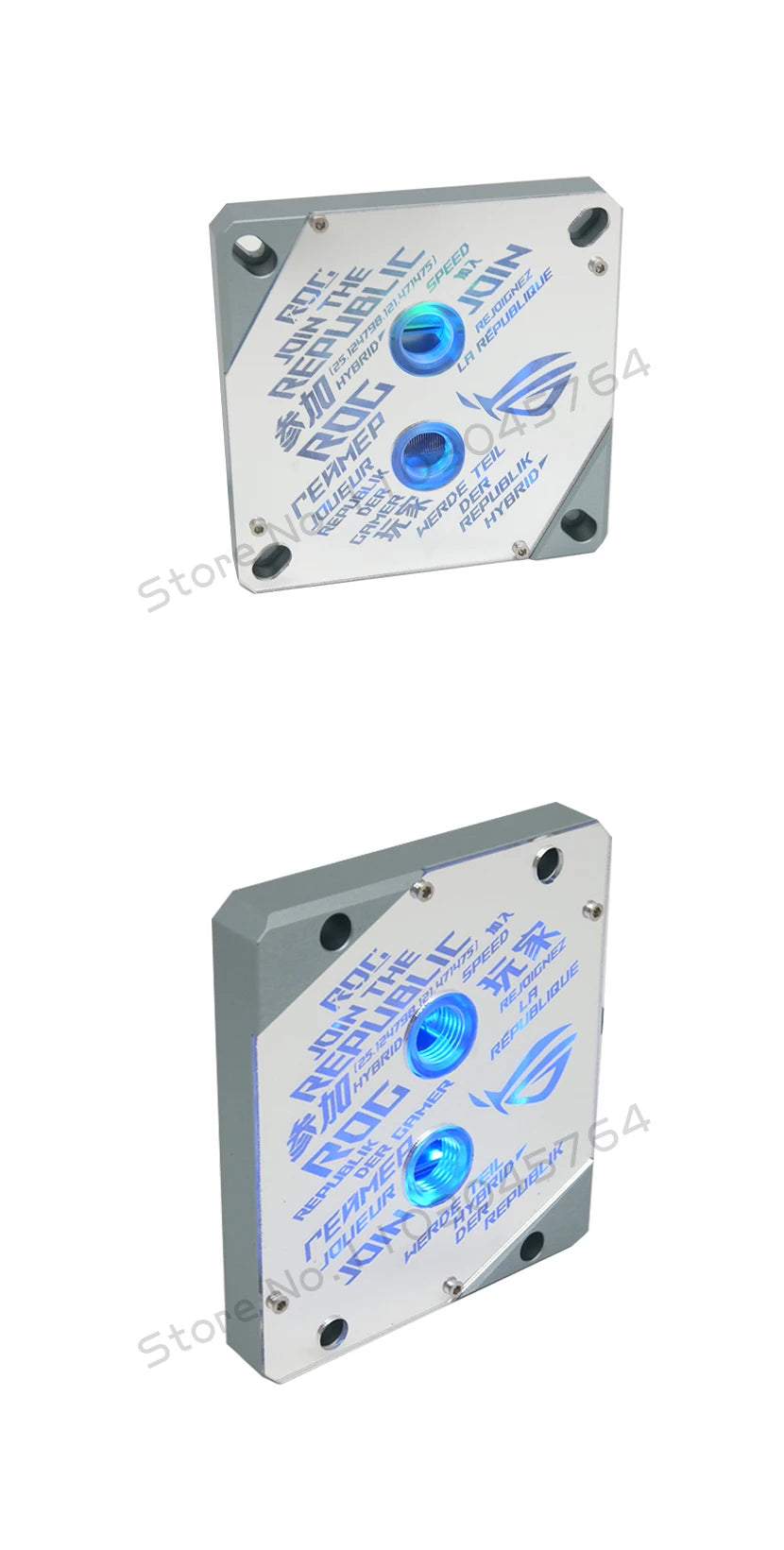 Mirror CPU Water Block 1700 Surface ROG 5V MB RGB SYNC Watercooler LGA1700 AM4 AM5 Platform Customized Available