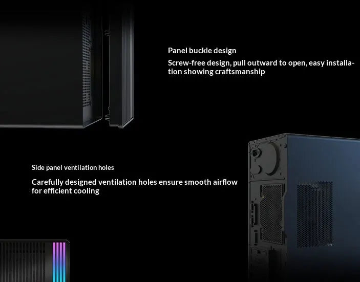 WJCOOLMAN Craftsman Series Home-type Desktop computer with small chassis Supports M-ATX motherboard