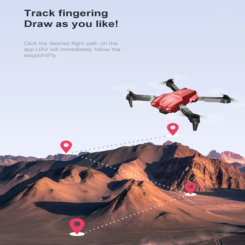 2026 New YP1 Camera Drone with Mobile App Control HD Aerial Photography 360° Adjustable Camera Stable Optical Flow