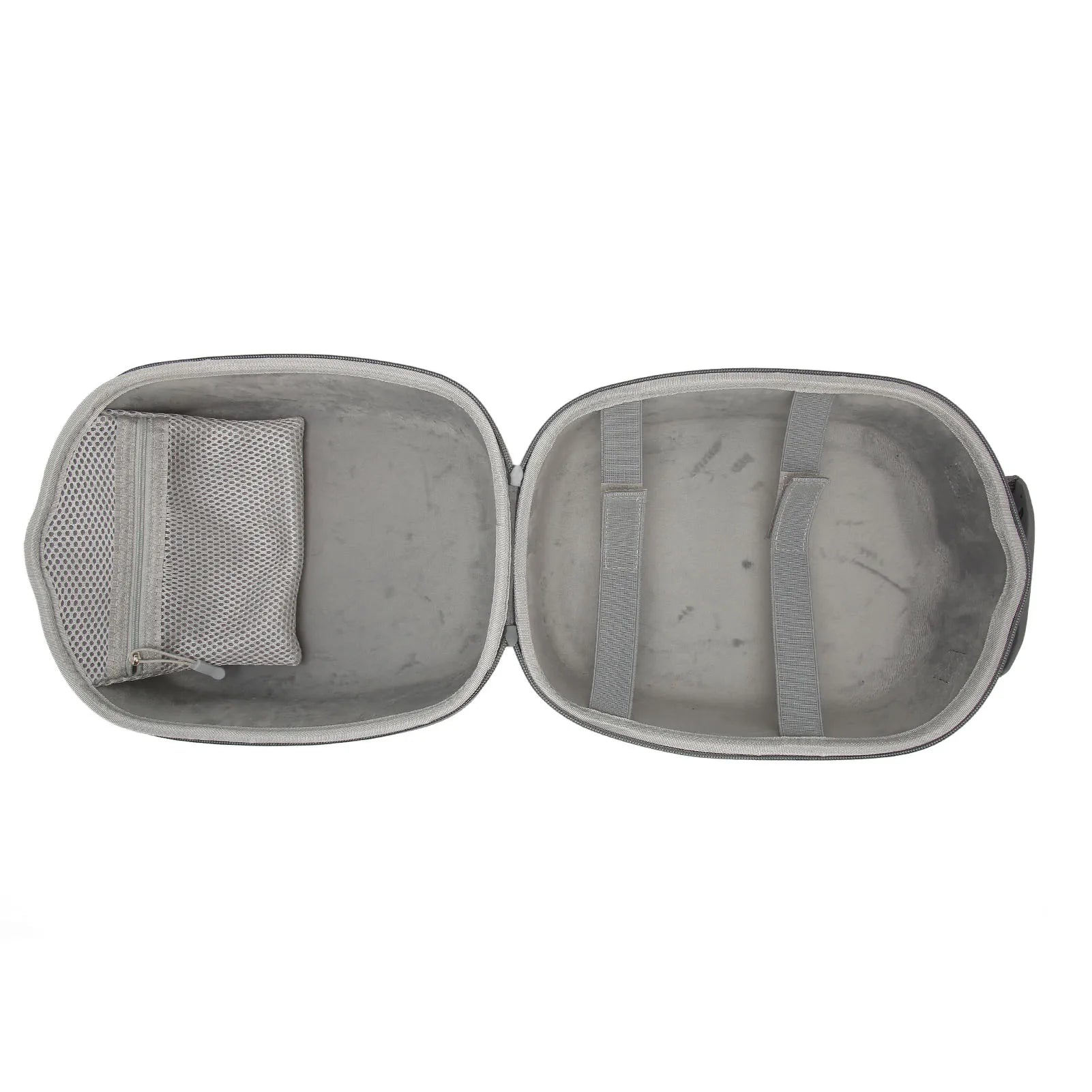 Portable VR Headset Travel Case EVA Gray Anti Fall Portable VR Carrying Case for PS VR2 Headset with Lens Protector Cover Case