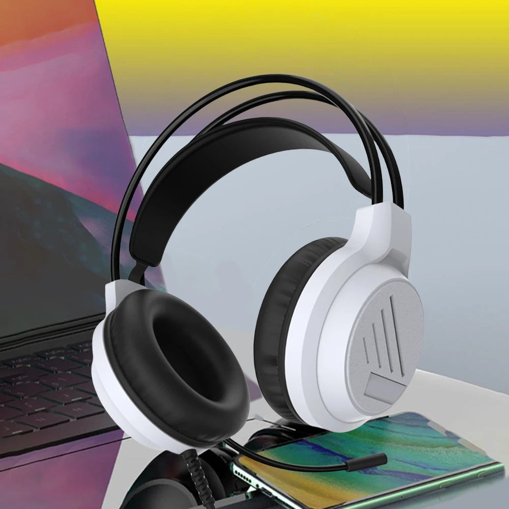 Gaming Headset with Mic Sports Gaming Noise Cancelling Headset Over-ear Headphone for PS5/PS4/Switch/XBOX/PC Wired Headphones