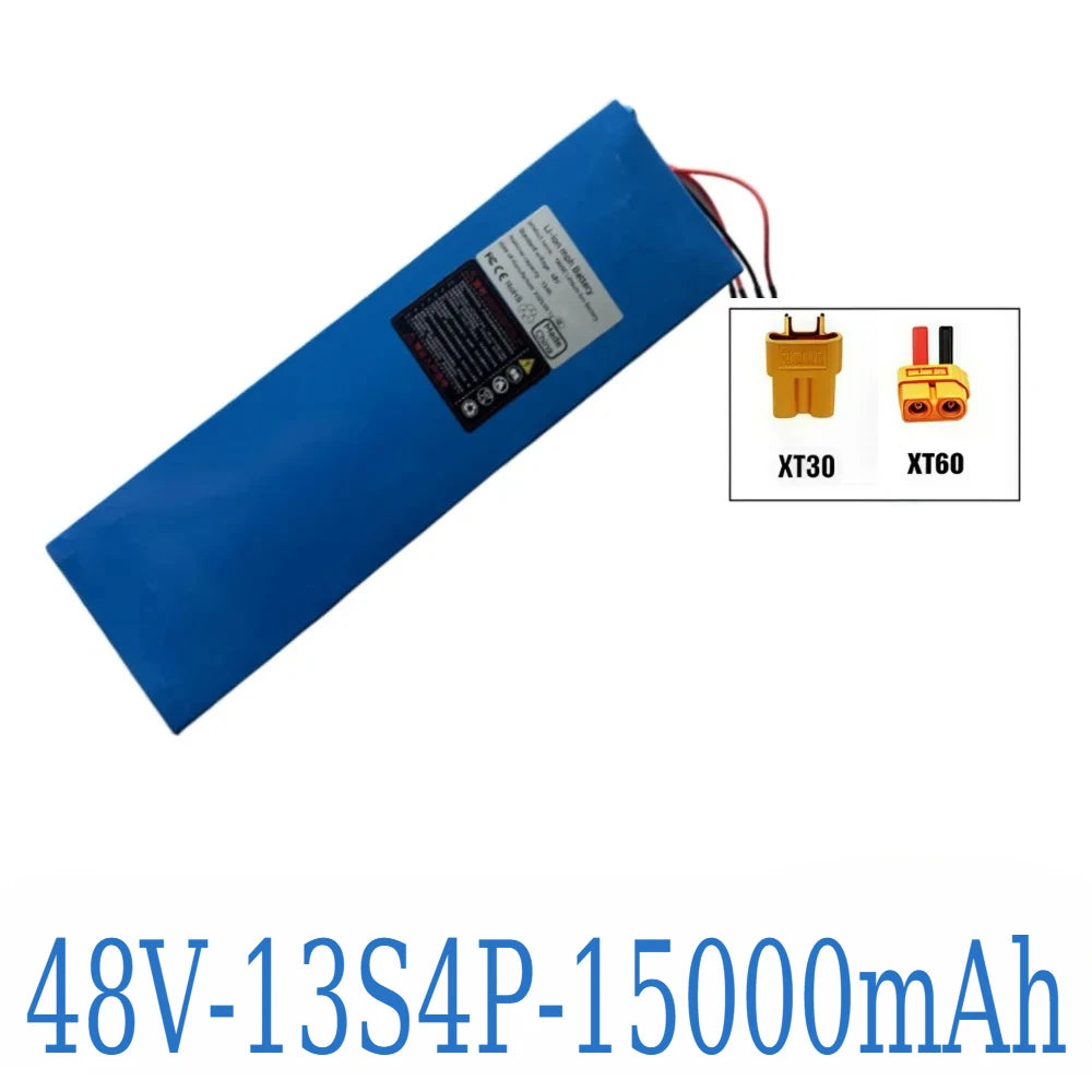 48V 13S4P 15AhElectric scooter battery equipped with BMS protection system,suitable for Kugoo M4/M4Pro/MaxSpeed series batteries