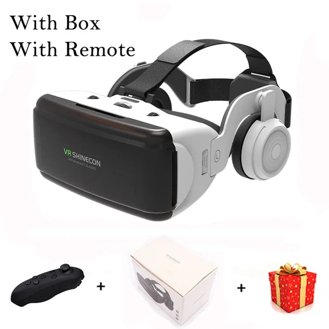 Virtual Reality VR Glasses Headset Viar Devices 3D Helmet Lenses Smart Goggles For Phone Smartphones Cell Viewer Mobile Game Set