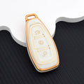 New Protective Key Fob Cover for Ford Fiesta/Focus 3/Focus 4/Mondeo/Ecosport/Kuga/C-Max ST/Escape -Car Key Case with Key Chain