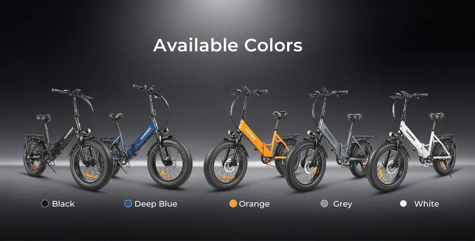 20*4.0 inch fat tire folding electric bicycle, 750W motor urban mountain E-Bike, 48V13AH battery adult electric scooter