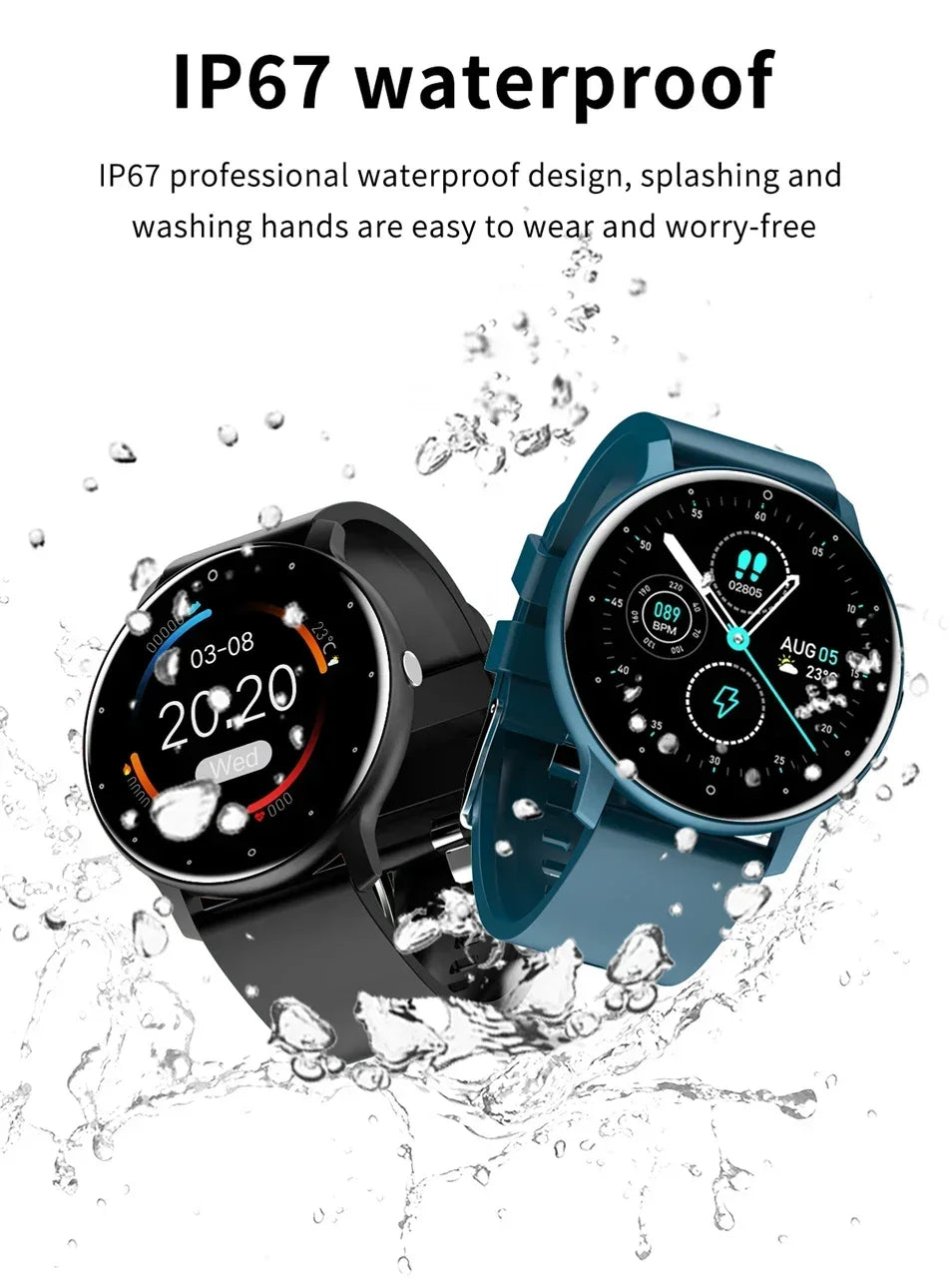 2026 New Smart Watch Men Full Touch Screen Sport Fitness Watch IP67 Waterproof Bluetooth For Android ios smartwatch Men+box