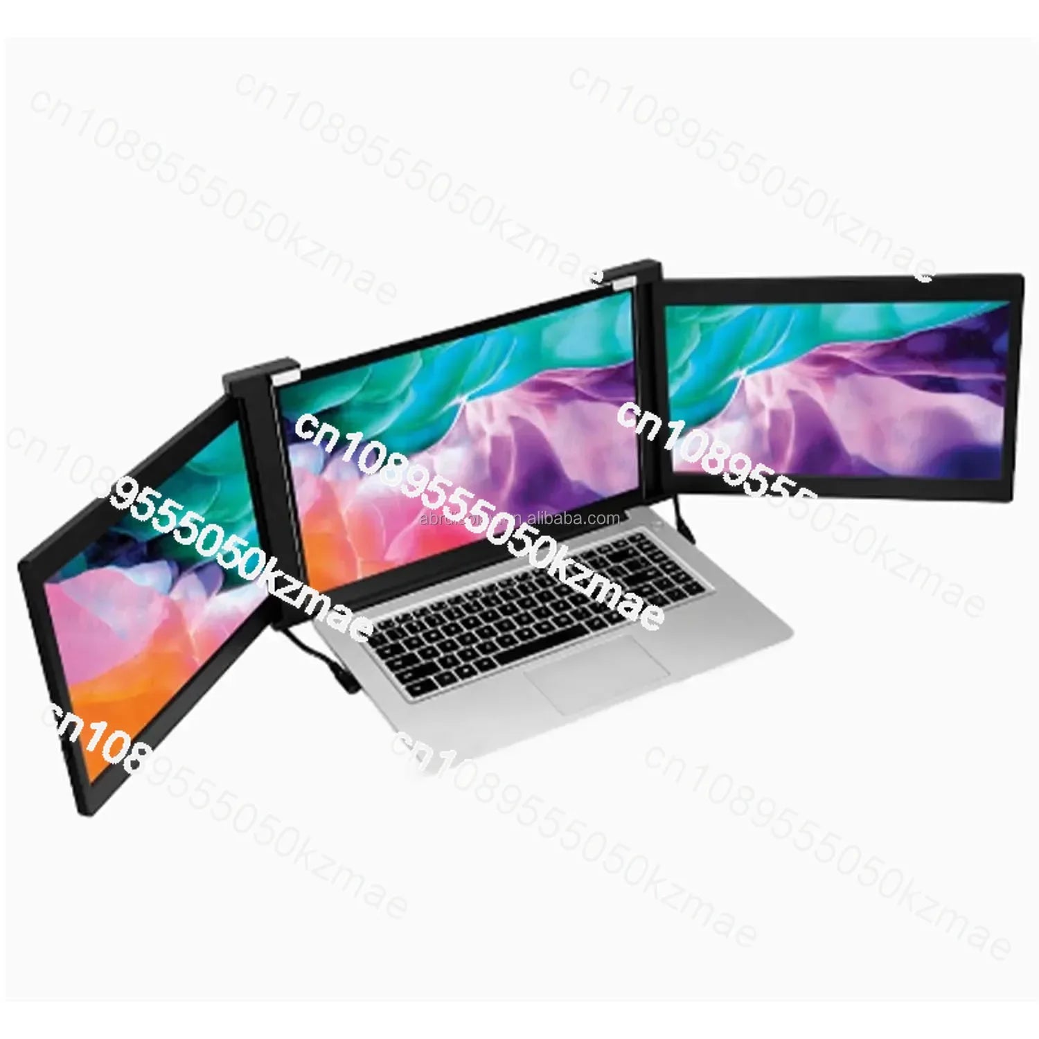IN STOCK OEM 14 Laptop Triple Portable Monitor Full HD usb Usb Type C LCD ips screen monitor one cable connection gaming monitor