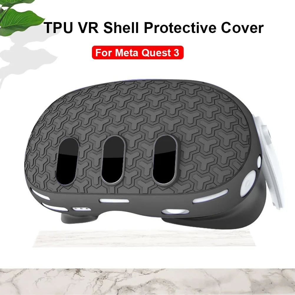 7pcs Accessories Set Lens Protector Cover Anti-Fall VR Protective Cover VR Headset Cover Controller Grips Cover for Meta Quest 3
