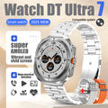 Smart Watch 7Ultra for Men ChatGPT Compass NFC 360*360 AMOLED Screen Heart Rate Monitor Bluetooth Call IP68 Waterproof Smartwat