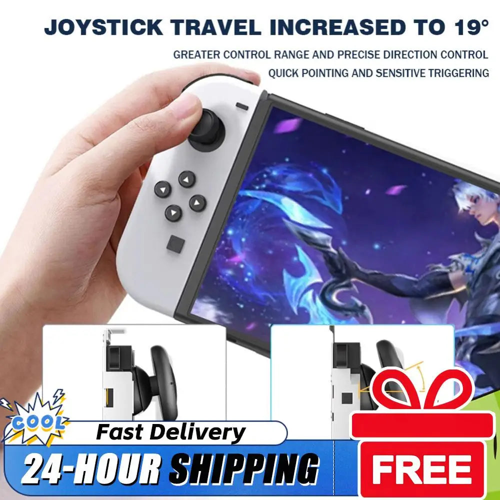 Hall Sensing Joystick Higher Sensitivity Hall Effect Joystick 3D Analog Stick Sensor Potentiometer Module for Switch/OLED/Lite