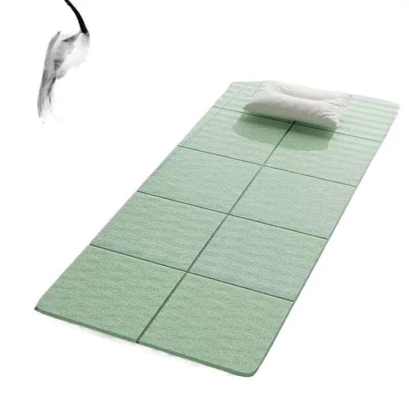 【M】4mm Thick TPE Foldable Yoga Mat 183*61cm Easy Storage For Travel Yoga Pilates Home Exercise Floor Mat