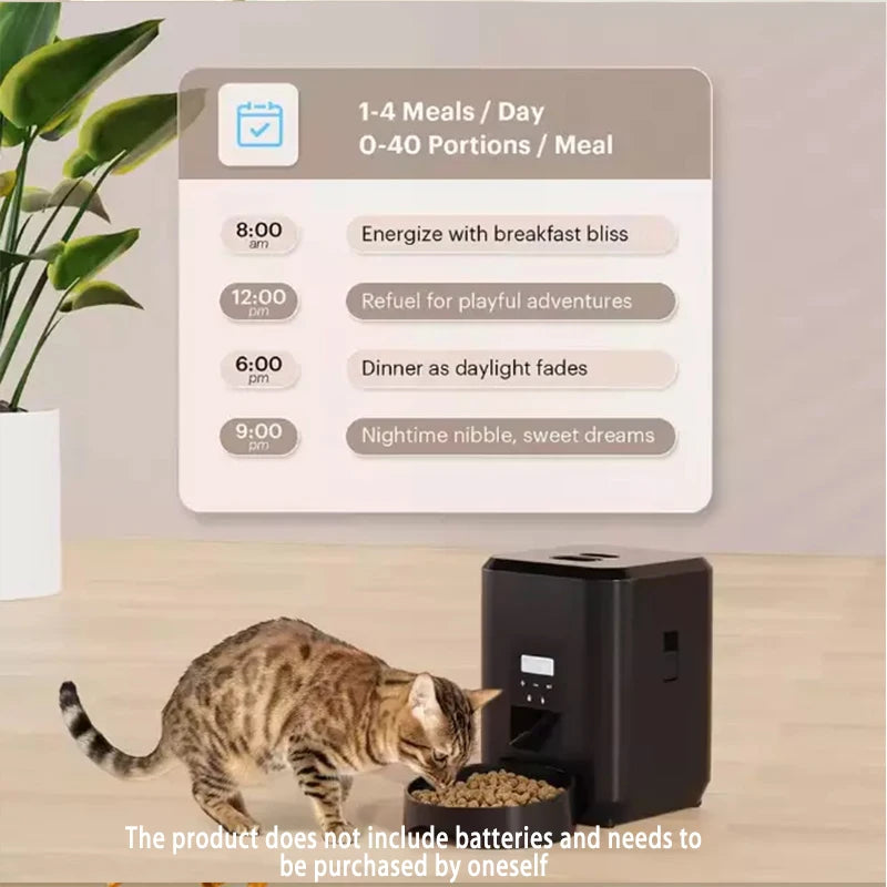 Smart Pet Feeder Automatic Cat Feeder Dog Slow Food Machine With Timed Quantitative Automatic Cat Food Dispenser Cat Dog Bowl