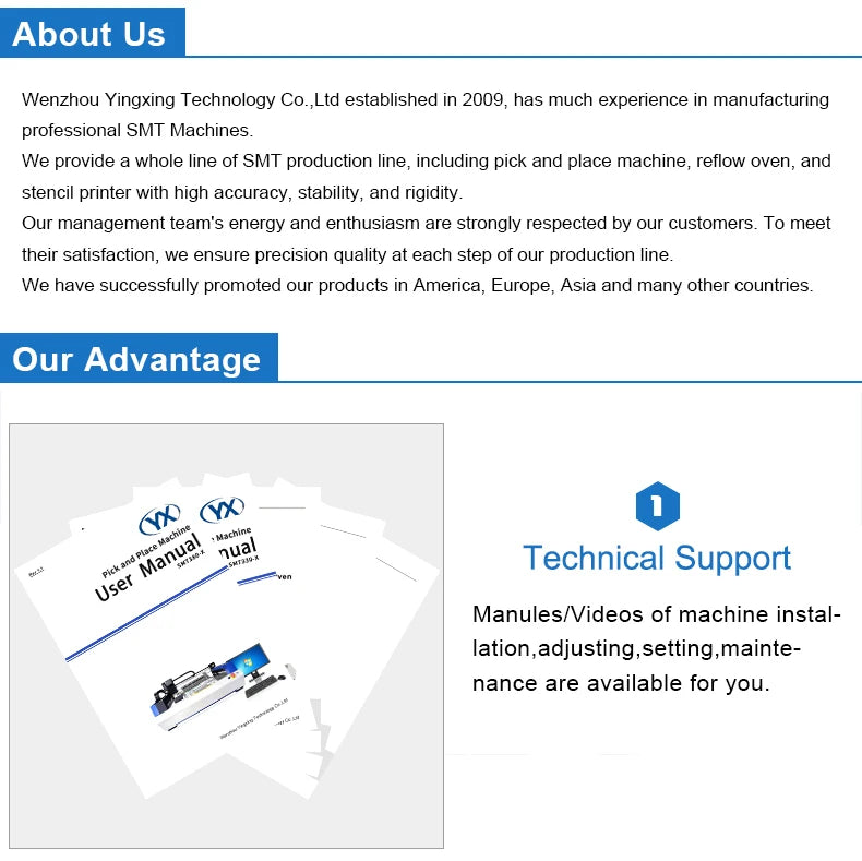 Stock in EU High Quality SMT Production Line PCB LED Manufacturing Equipment Automatic SMD Pick and Place Machine Chip Mounter