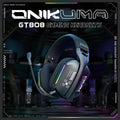 Wireless Gaming Headset: 2.4G/Wired/Bluetooth 3 Modes, Bendable HD Mic, Soft Ear Pads, Immersive Sound for PC/PS4/PS5 – Black