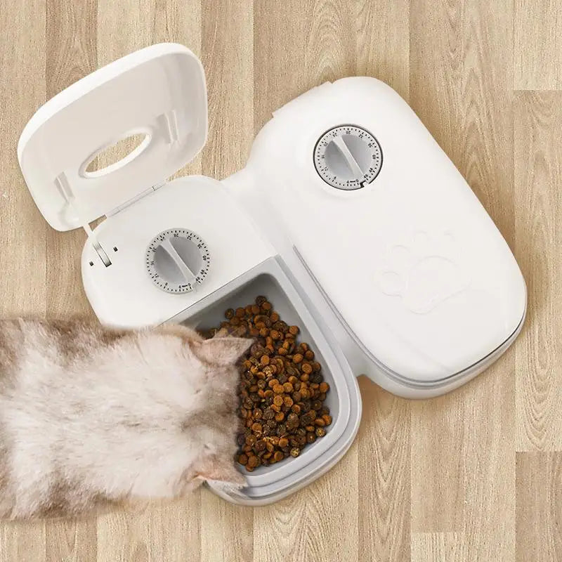 Pet Automatic Timing Feeder Detachable Large Capacity Dog Dry Food Dispenser Smart  Food Feeder Timed for Cats Dogs