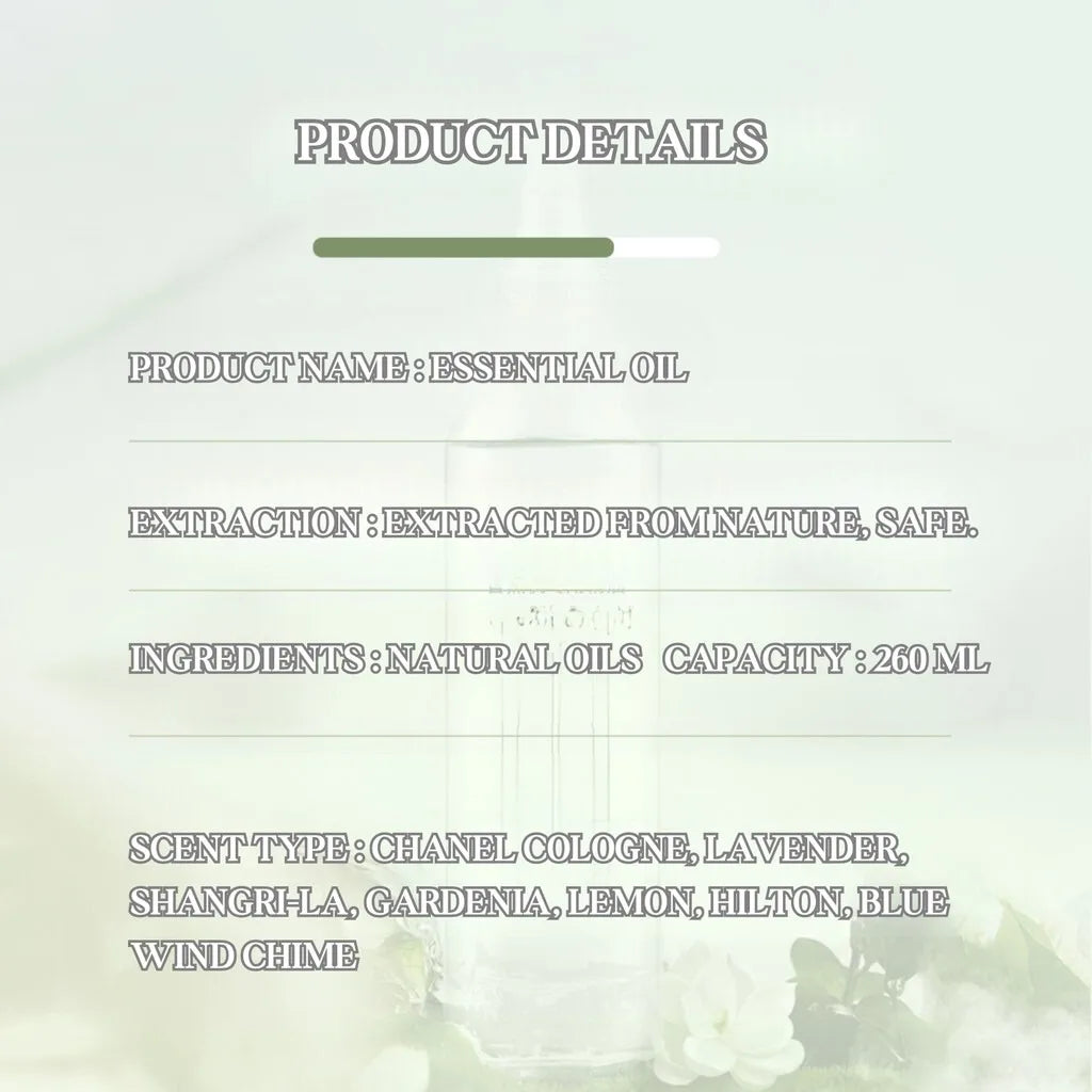 Essential Oil For Aromatherapy Diffuser Extracted From Nature Fragrant Oil Nature Oil Hilton/Shangri-la/Lavender/Blue Wind Chime