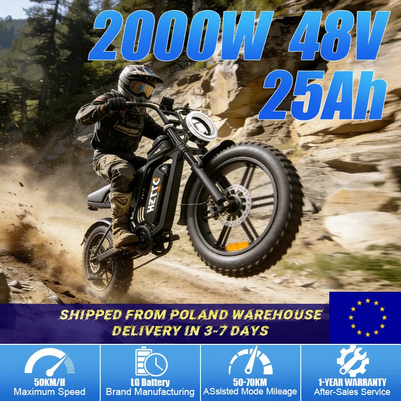 4000W motor F6S off-road electric bicycle is suitable for adults to use The single-person configuration is for mountain biking