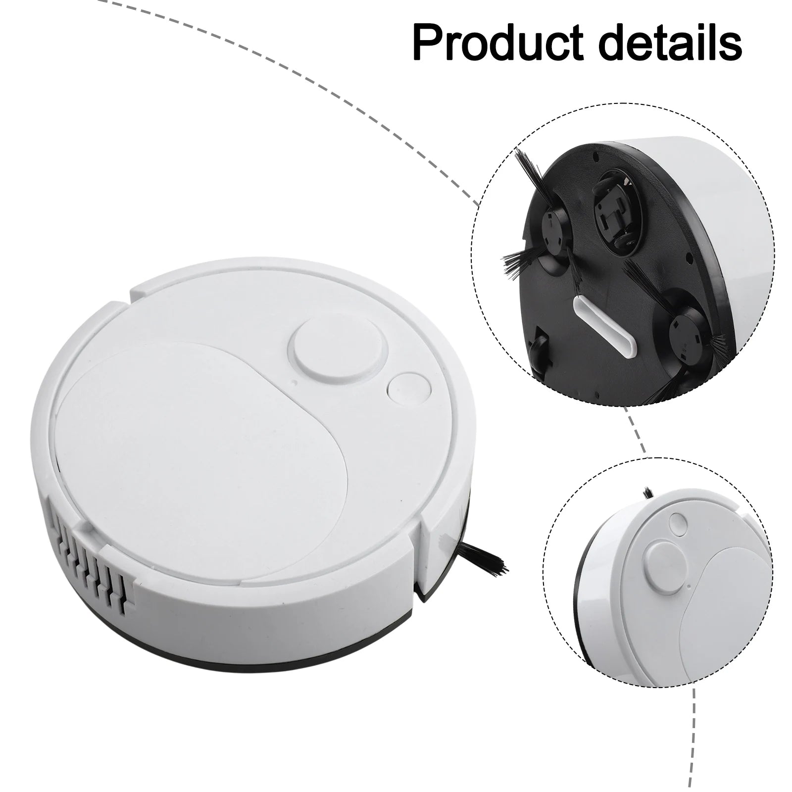 Smart Robotic Vacuum Cleaner with Mop For Ultra Thin Profile Designed for Pet Hair Management Rechargeable Battery for Cleaning