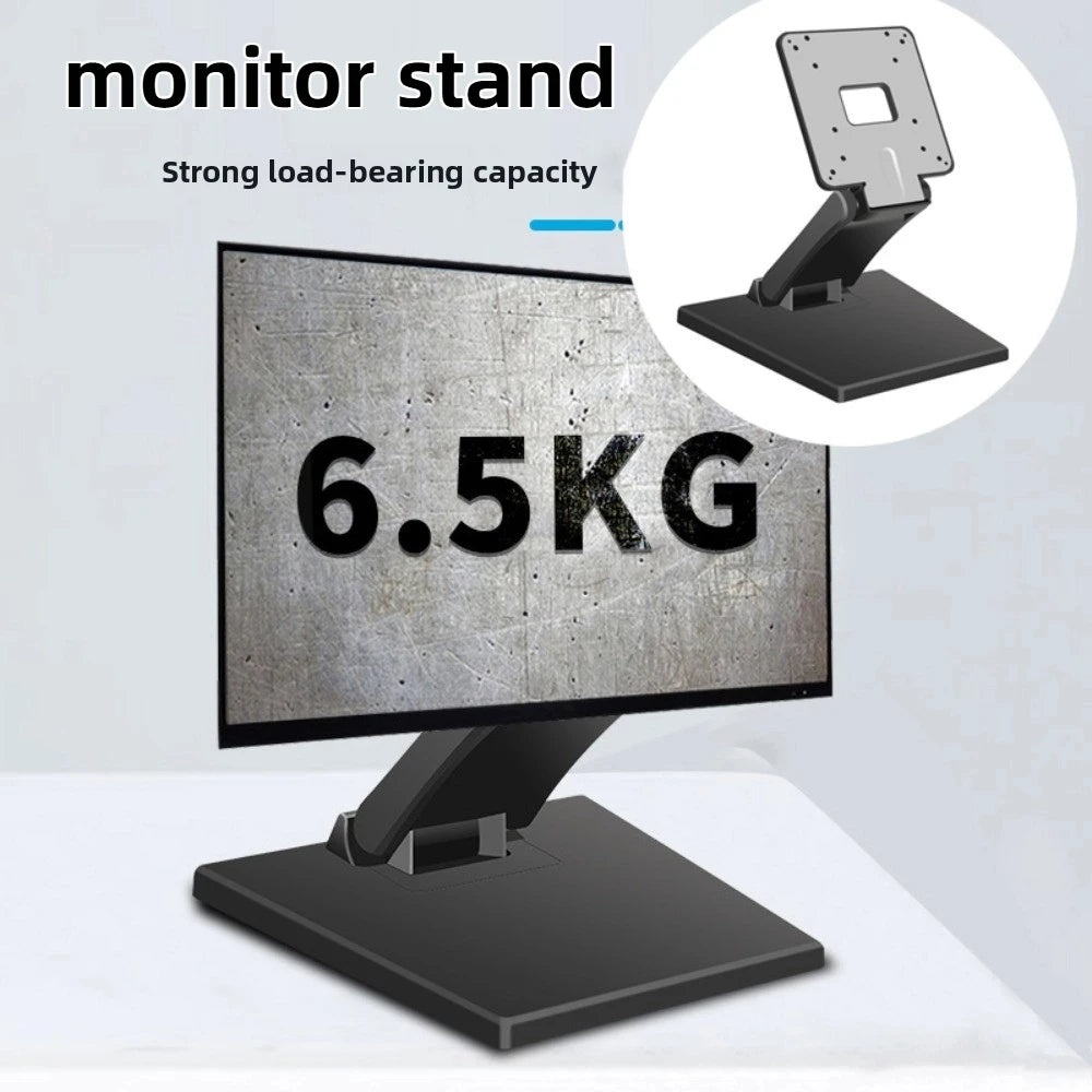 Desktop Base Desktop Monitor Holder Adjustable Portable Computer Monitor Stand Folding Thickening Computer Booster Stand School