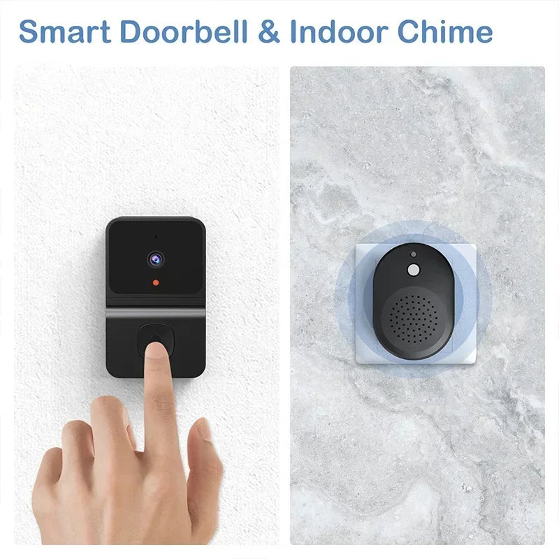 Z30 Smart Visual Doorbell Two-way Intercom Infrared Night Vision Remote Monitoring Security System Wifi Video Door Bell