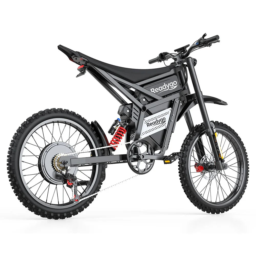 Readygo E6 Ultra Adult Off-Road Ebike 3000W Brushless Motor 60V 30AH Lithium Battery Electric Bicycle 85Km/h