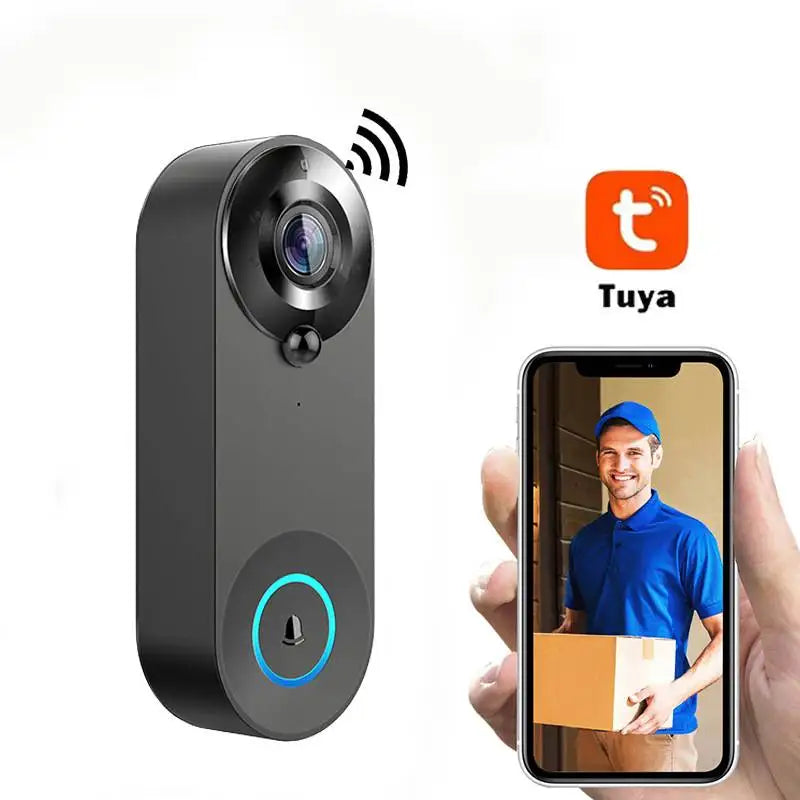 Tuya 1080P Wireless WIFI Doorbell Video Intercom Door Bell with Camera Smart Home for Security Protection PIR Motion Detection