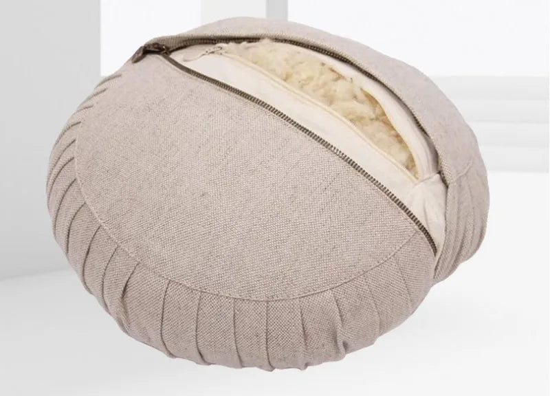 Cotton Cloth Roundness Yoga Mat Household Meditation Exercise Cushion Comfortable Cotton Filling Yoga Cushion Household Supplies
