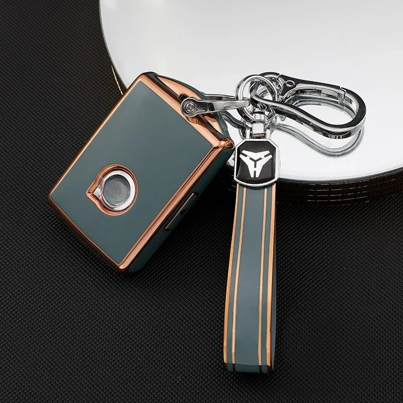 Car Remote Key Fob Case Cover for Volvo S60 S90 V90 XC40 XC60 XC90 Key TPU Protective Shell Premium Accessory