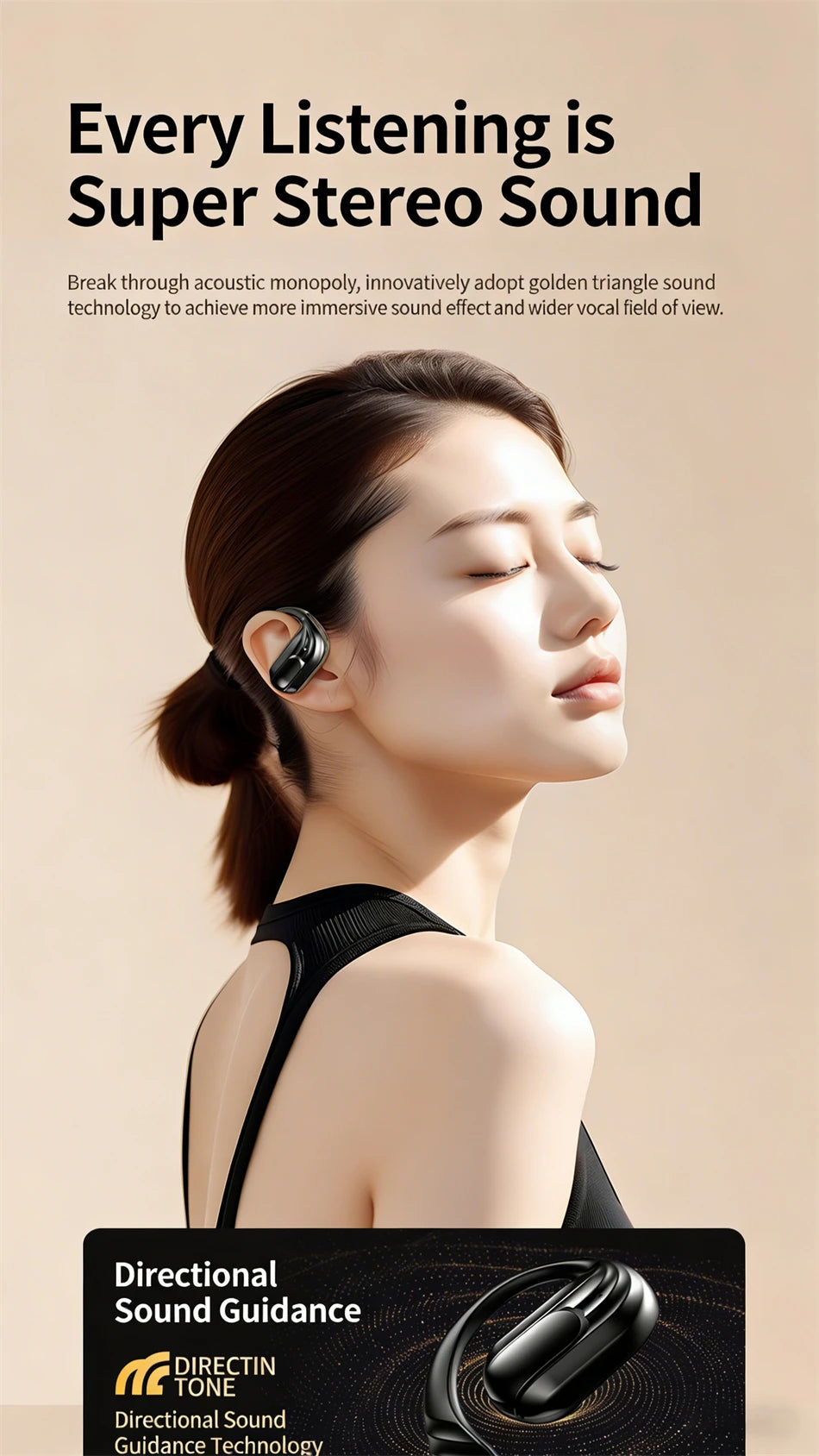 2026New Gaming Earphones Bluetooth 5.3 Sport Headset Dual Mode HD Call Noise Reduction Earbuds with Mic Music Earphones