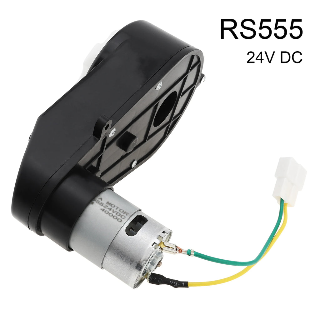 RS555 DC Motor Gearbox 24V Kids Toy Car Wheels Electric Motor High Speed Brushed Motor for Remote Control Toy Car