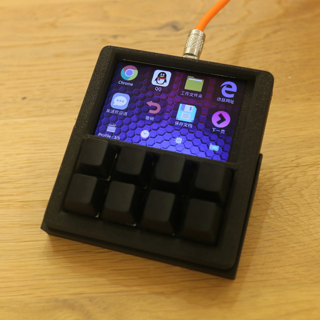 2025Designer Shortcut Keyboard Programmable With Screen RGB Streamdeck Desktop Smart Console USB Sub-Screen Tablet Laptop Office