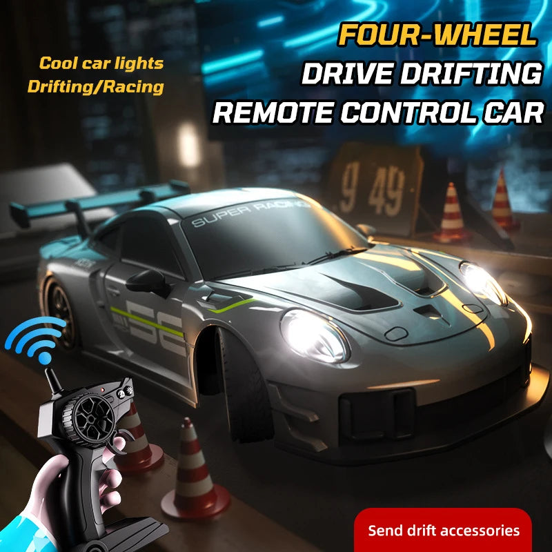 4WD RC Car Remote Control Cars 2.4G Radio High Speed Drift Racing High Speed Truck RTR Vehicle Toy Gift for Kids Children