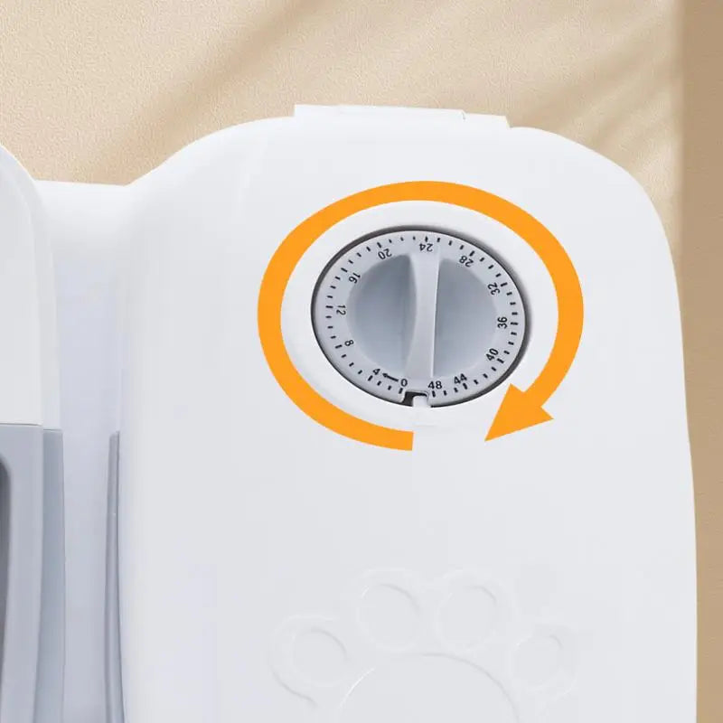 Pet Automatic Timing Feeder Detachable Large Capacity Dog Dry Food Dispenser Smart  Food Feeder Timed for Cats Dogs