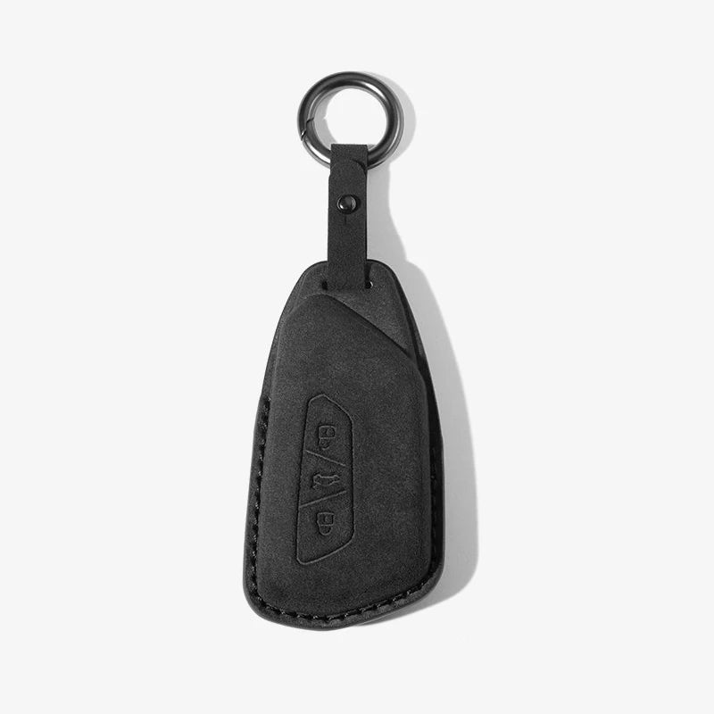 Suede Car Key Case Cover Fob Keychain for VW Volkswagen Golf 7 MK7 Tiguan MK2 for Ateca Leon FR Ibiza Skoda Octavia Kodiaq