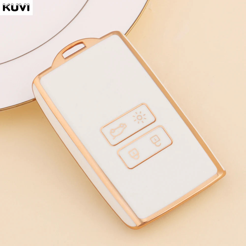 HOT TPU Car Key Cover Case Fob For Renault Captur Megane Talisman Espace Clio Zoe Koleos Scenic 4 Arkana Dacia Sandero Card