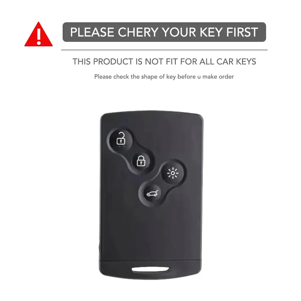 Key Fob Cover Car Keychain for Renault Megane 2 3 Clio Scenic Duster Kaptur Captur Logan Laguna Zoe Koleos Danilo Nema Fluence