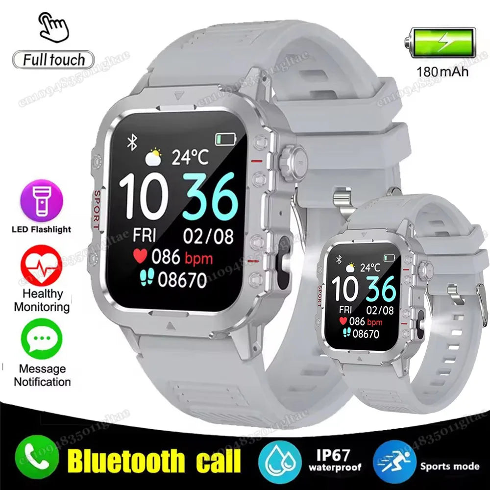 2025 New SmartWatch Men For Women Militray Outdoor GPS Track Sport Watches Heart Rate Sleep Waterproof Smart Watch IOS Android