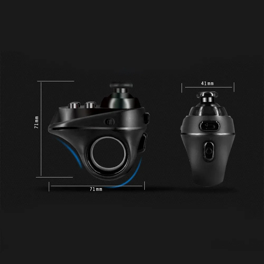 R1 Bluetooth-compatible VR Remote Controller Ring Shape for IOS Android Phone VR Headset for Android and IOS System