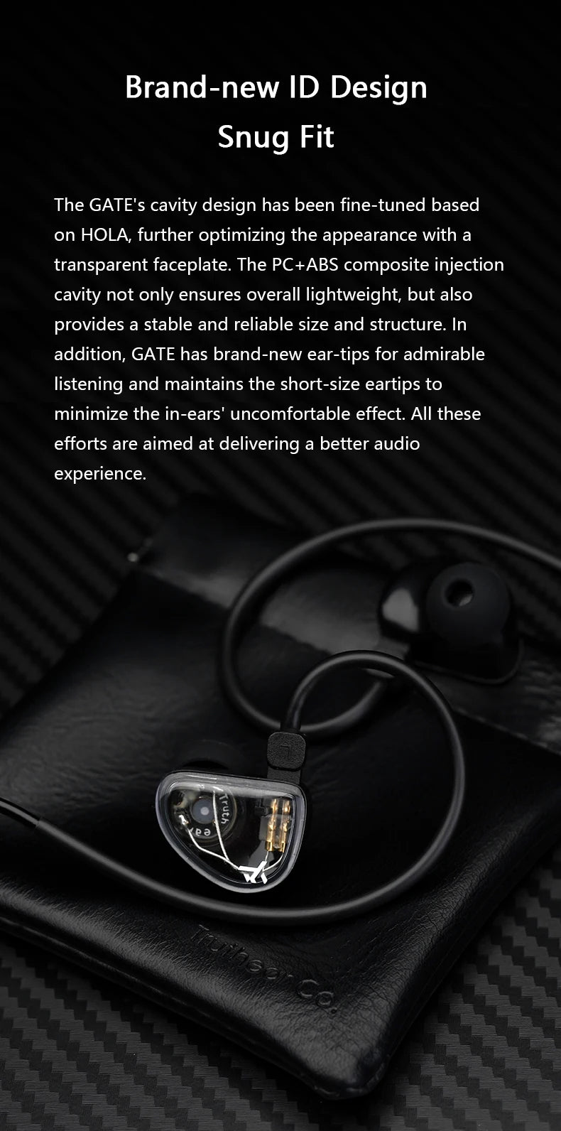 TRUTHEAR GATE Earphone Dynamic In-Ear Headphone with 0.78 2 pin Cable Gaming Earbuds