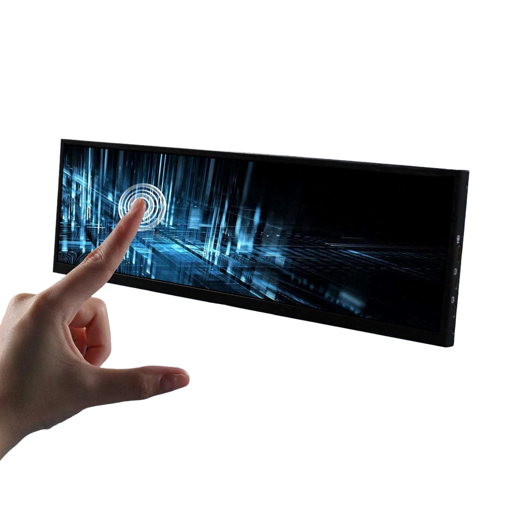 14.5inch 2560x720 2K IPS Touch LCD Monitor ,Type C HD-MI Video Input With Metal Shell