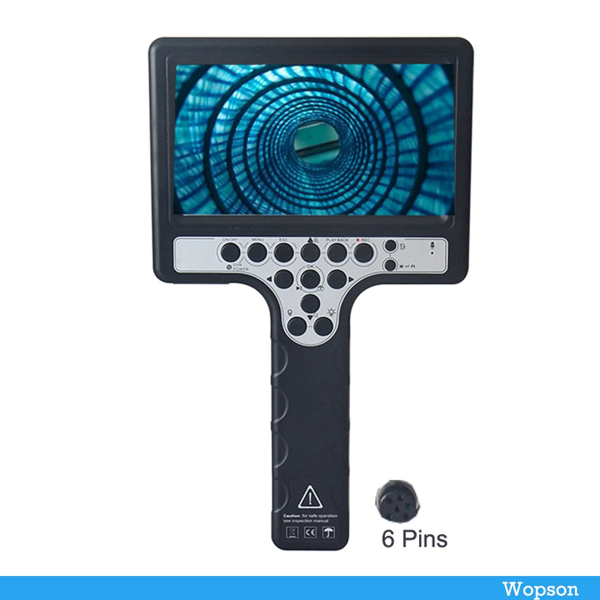 7'Inch LCD Handheld TFT Screen monitor Case for wopson handheld pipe inspection camera replace repair screen