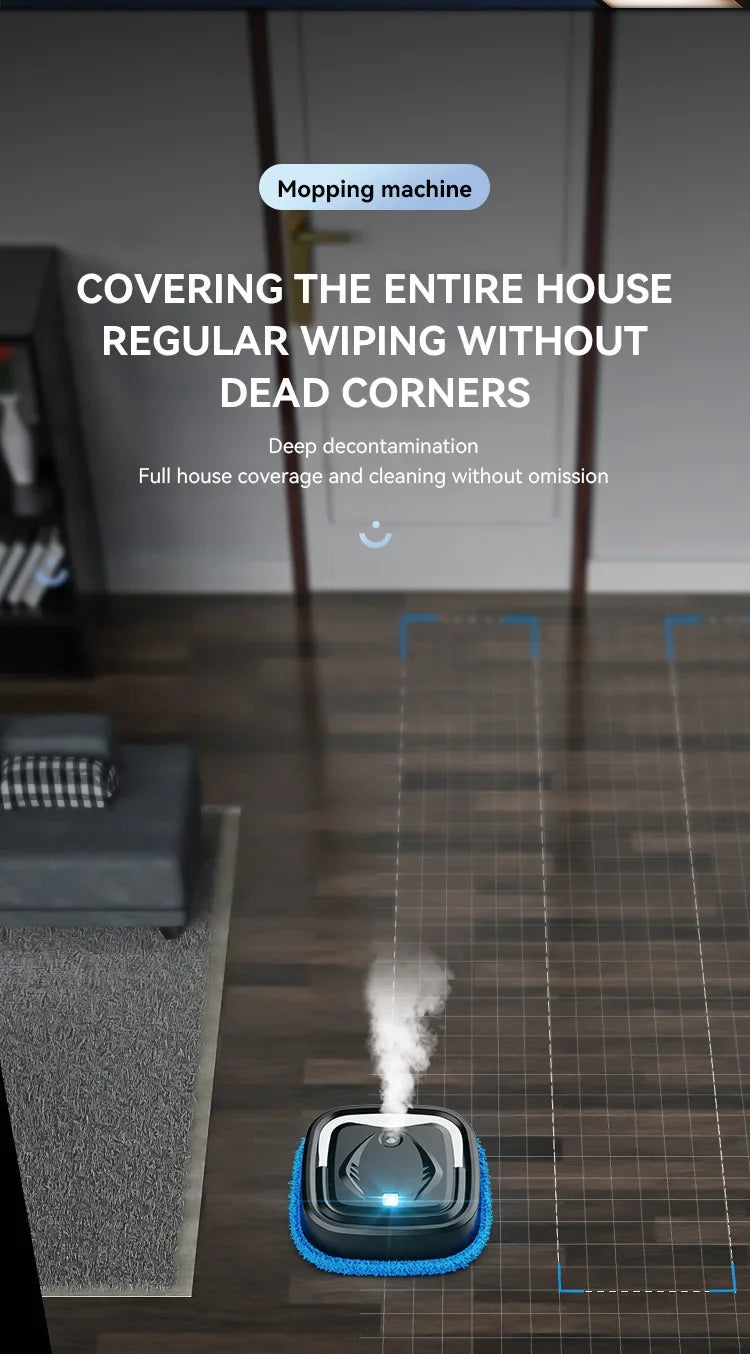 Smart Dual-Use Vacuum & Mop Robot | Home Humidifying Floor Cleaner | Automatic All-in-One Sweeping & Mopping Machine