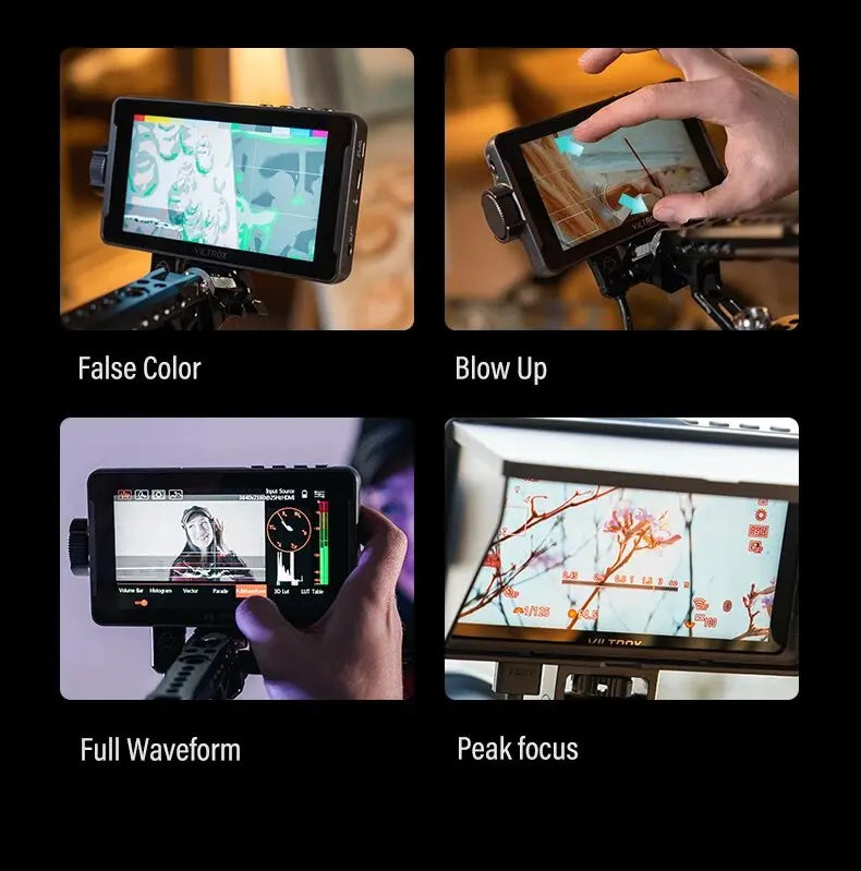 VILTROX DC-550 Pro Portable Monitor 5.5" 1920x1080 4K Profissional Monitors HDMI Touch Screen Field 3D LUT Director Monitor