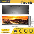 LESOWN 14.1 inch Long Portable Monitor 4K Ultra Wide Touch Screen Capacitive USB C HDMI IPS Laptop PC External LCD Monitor