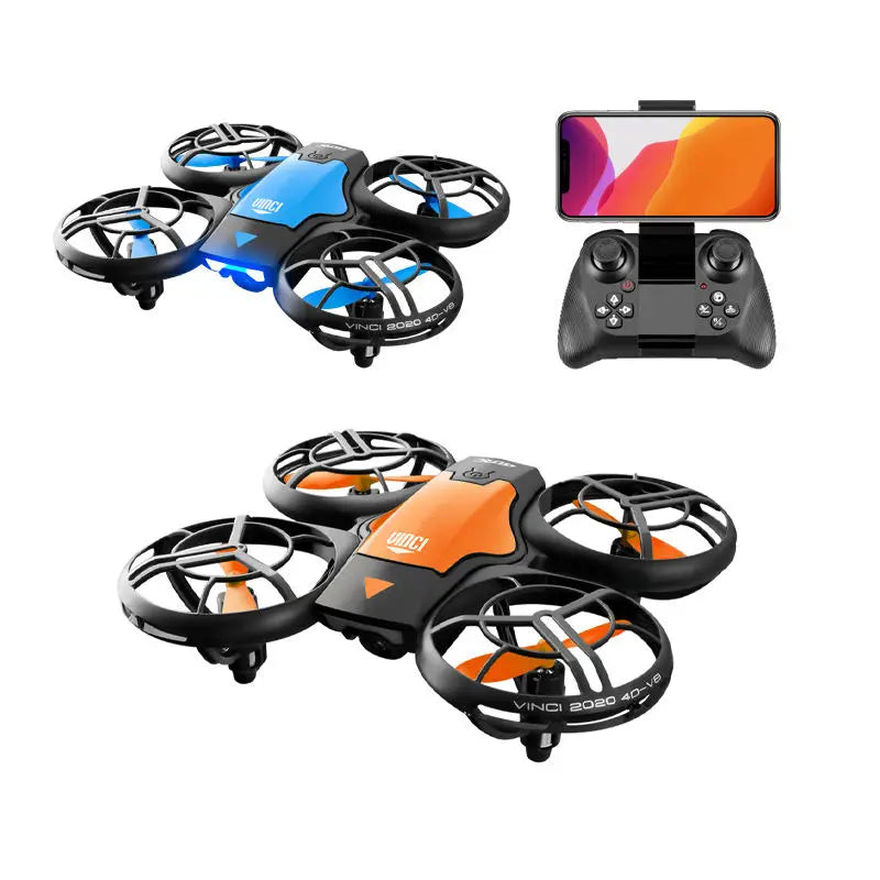 4DRC V8 New Mini Quadcopter Drone - 4K HD Wide Angle Camera, WiFi FPV Remote Control, Height Hold, 4-Axis RC Aircraft Kids' Toy
