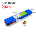 36V 10S4P 20Ah 18650 Battery Pack 250-750W  30A BMS 36v Lithium Li-ion Battery Electric Scooter 42v Electric Scooter Battery