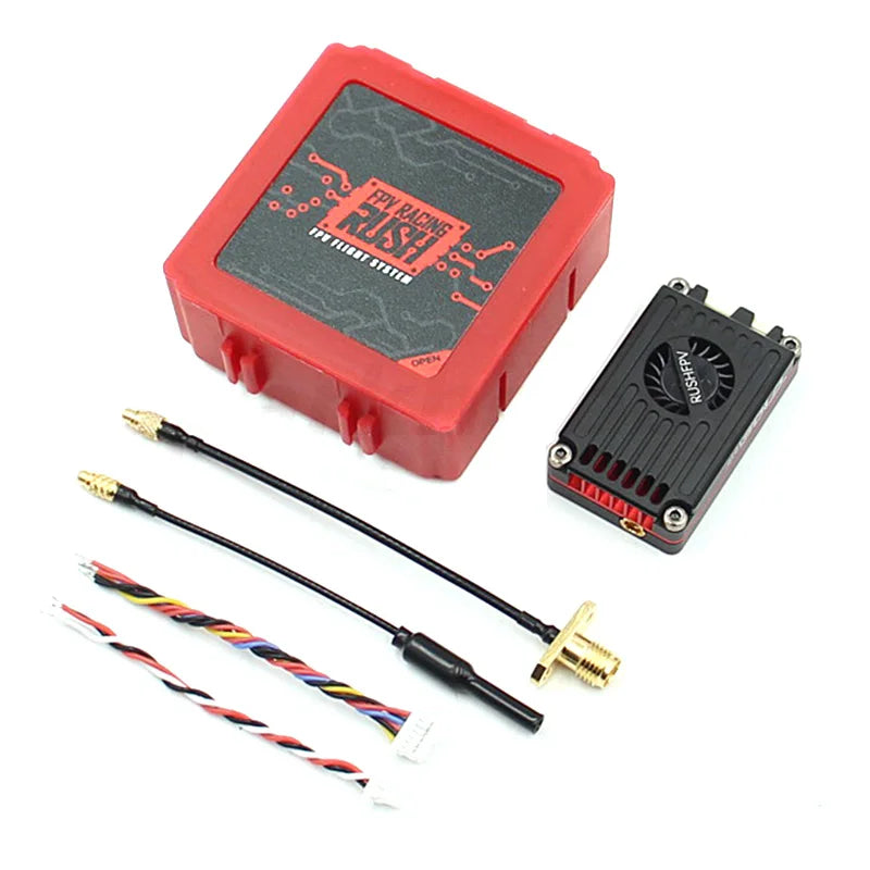 RUSH TANK MAX SOLO VTX 2.5W High Power VTX 48CH Video Transmitter with CNC shell for RC FPV Long Range Fixed-wing Drones