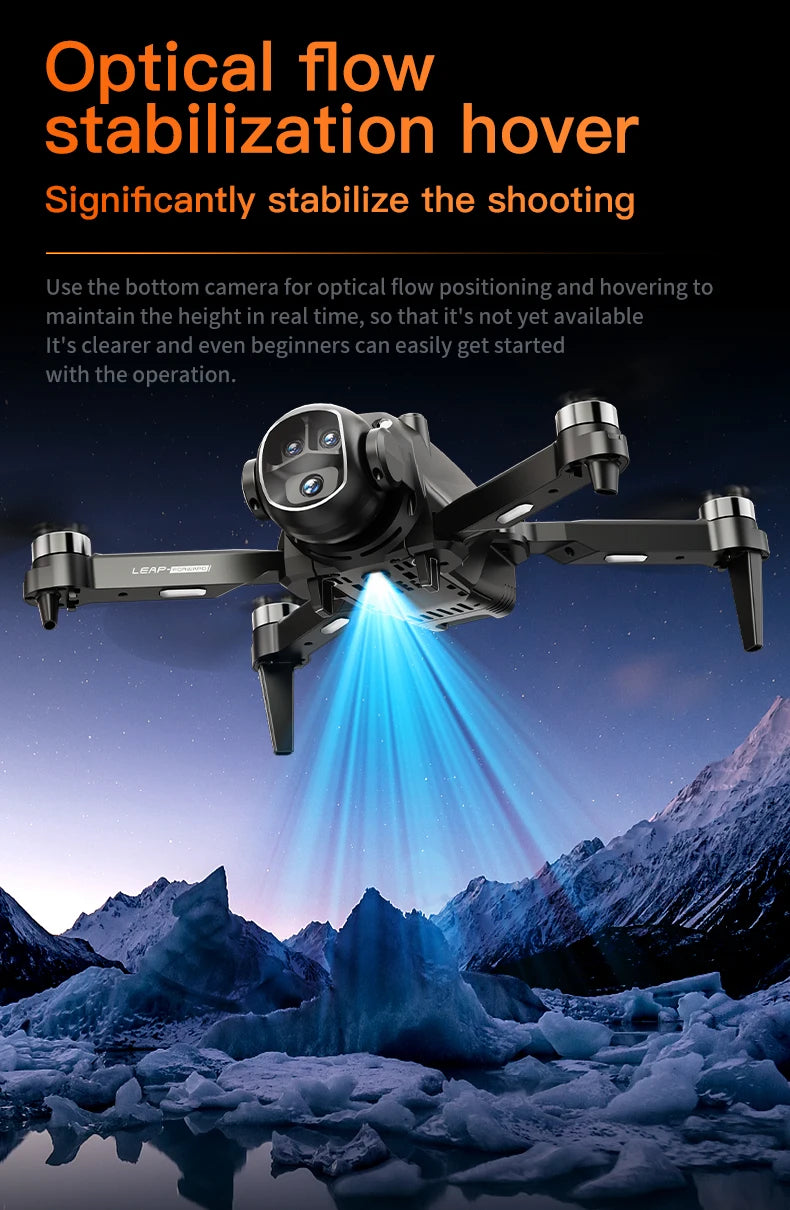 H21 Drone 8K HD Dual Camera Brushless Motor WIFI GPS Professional HD Aerial Photography Remote Control Aircraft Quadcopters Toys
