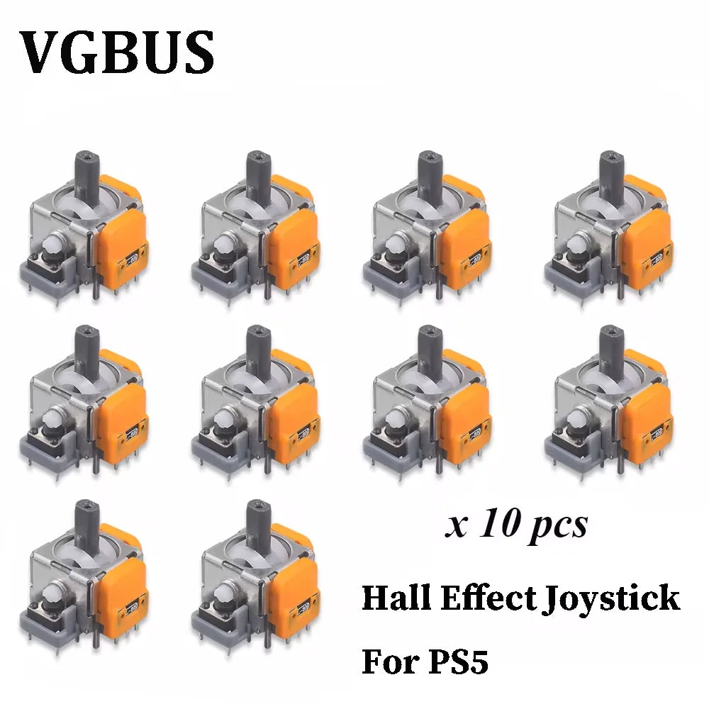 10PCS Hall Electromagnetic Joystick High Precision No Drifting Hall Effect Thumb Sticks Joystick Rocker Module for PS4/PS5/Xbox